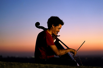 Graduates tossing their caps in the air